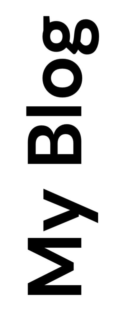 Vertical banner image with text "My Blog" representing personal finance blog section